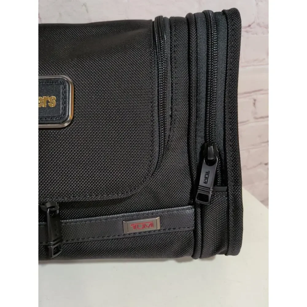 TUMI Alpha 3 Hanging Travel Kit Toiletry Bag Black Nylon 117254 Steelers